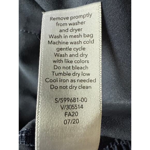 Athleta Brooklyn Camo Jogger Textured Navy Blue Comfort Sport Travel Size 6P - Picture 9 of 9